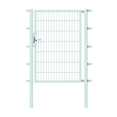 Abbildung von Alberts 646745 Einzeltor Flexo mit Zubehör verschiedene Breiten und Höhen feuerverzinkt Breite 100 cm Höhe 140