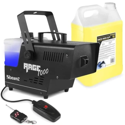 Abbildung von BeamZ RAGE1000 Nebelmaschine inklusive 5 Liter Nebelflüssigkeit