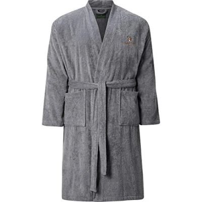 Abbildung von Charles Colby LORD Curet Bademantel, Herren, Größe: 7XL, Grau