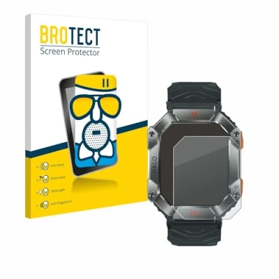 Abbildung von BROTECT Entspiegelungs Schutzglas für Ineyes Smartwatch 2&quot; Schutz Folie Panzerfolie Glas Matt [Extrem Kratzfest 9H, Anti Reflex]