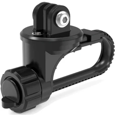 Abbildung von Fahrradhalterung Schnelle Veröffentlichung, Halterung für Action Kamera, kompatibel mit Flachem und Rundem Lenker GoPro Hero Insta360