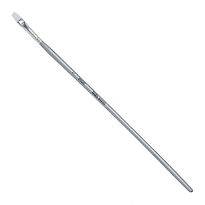 Abbildung von Liquitex 6922003 Basics Pinsel, Synthetikpinsel für Acrylfarben, langlebig, robust und formstabil Flachpinsel, kurzer Stiel Nr. 3