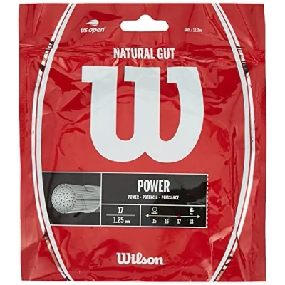 Abbildung von Wilson Unisex Erwachsene Nat Gut Tennissaite, Natural, One Size