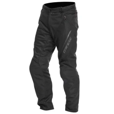 Abbildung von Dainese Drake 2 Super Air Tex Pants, Mesh Motorradhose, belüftet und leicht, mit abnehmbaren Protektoren, Mann, Schwarz/Schwarz, 44