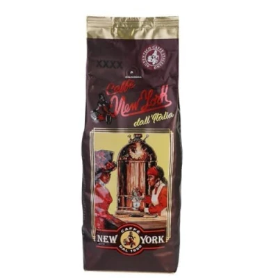 Abbildung von Caffè New York XXXX Kaffeebohnen, intensiver aber sanfter Geschmack, Arabica und robuste mittlere Röstung, zum Mahlen, italienischer Espresso, Bar Mischung hohe Qualität seit 1930 1 kg, Bohnen
