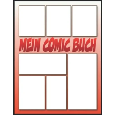 Abbildung von Comic und Manga Zeichnen Lernen: Selber Blanko Buch Geschenk für Fan, Erwachsene &amp; Kinder (A4)