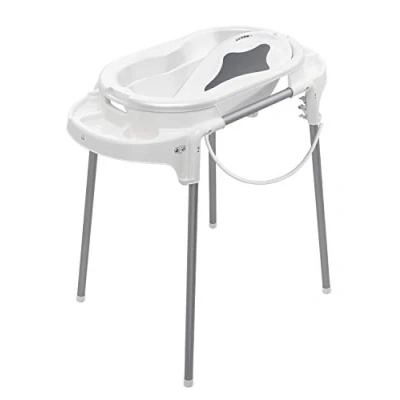 Abbildung von Rotho Babydesign Babybadewanne mit Ständer aus robustem Stahl