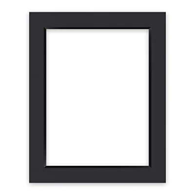 Abbildung von nielsen Conservation Passepartout Karton 2,2 mm Außenformat 40x50 cm für Bildformat 30x40 Schwarz Glatte Oberfläche