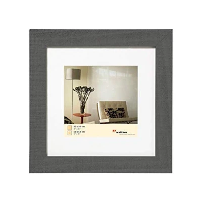 Abbildung von walther design Bilderrahmen grau 50 x cm Home Holzrahmen HO550D