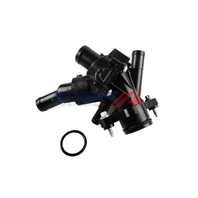 Abbildung von BOGAP C4245141 Kühlwasserthermostat 97C mit Temperatursensor Kunststoff MERCEDES BENZ: A Klasse, Klasse Limousine