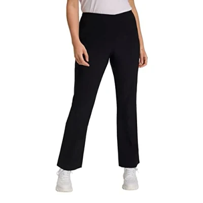 Abbildung von Ulla Popken Damen Bengalinhose Hose, Schwarz, 36W / 32L EU