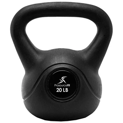 Abbildung von ProsourceFit Vinyl Plastic Kettlebell from 10, 15, 20, 25, 30 and 35 lbs