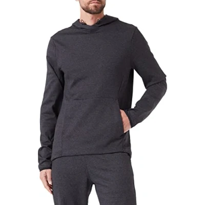 Abbildung von ODLO Layer Active Kapuzenpullover Dark grey melange, Herren, Größe: Small, melange