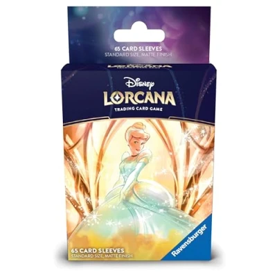 Abbildung von Disney Lorcana Trading Card Game: Archazias Insel Kartenhüllen Cinderella