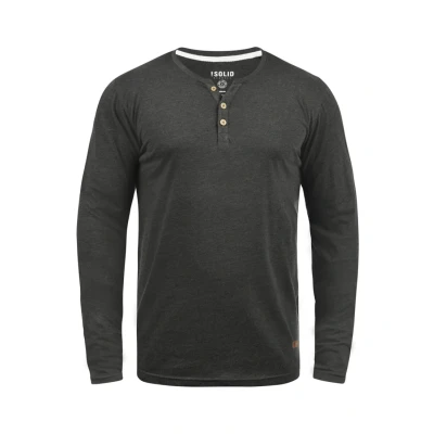 Abbildung von Solid Sdvolko Langarmshirt, Herren, Größe: Large, Dark grey