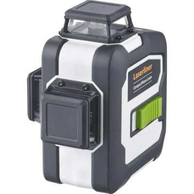 Abbildung von Laserliner CompactPlane Laser 3G Pro, Distanzmessgerät, Schwarz, Grün, Grau, IP40, 30 m, 0,35 mm, 515 nm