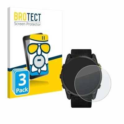 Abbildung von BROTECT Entspiegelungs Schutzglas für Garmin Enduro 3 (3 Stück) Schutz Folie Panzerfolie Glas Matt [Extrem Kratzfest 9H, Anti Reflex]