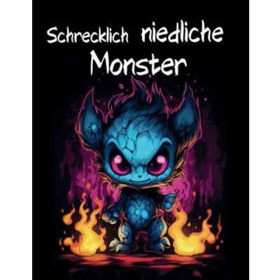 Abbildung von Schrecklich niedliche Monster: Kreative Entspannung: Ein Malbuch Für Jugendliche und Erwachsene voller monströser Überraschungen