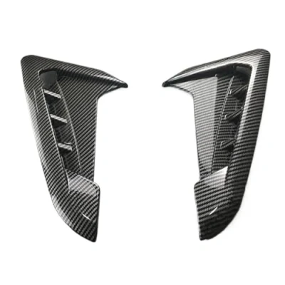 Abbildung von Für B&amp;MW X3 X4 G01 G02 Ms&amp;Port 2018 2023 + Bumper Spoiler Shark Gills Side Flow Fender Vent Cover Body Kits Tuning (Farbe : 1)