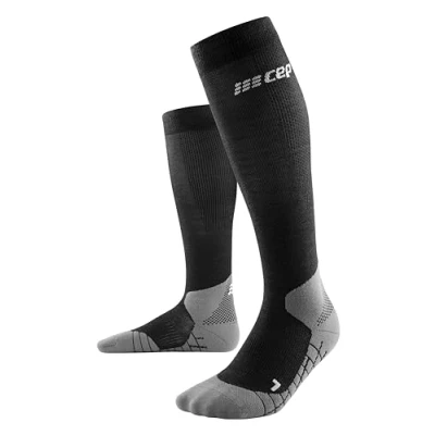 Abbildung von CEP Light Merino Hiking Compression Socks Kneehigh Women MADE IN Germany Kniestrümpfe, Damen, Größe: Small, Black