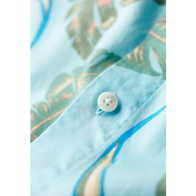 Abbildung von Superdry hawaiian BOX FIT Hemd, Herren, Größe: XXL, Eden blue