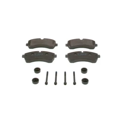 Abbildung von BOSCH 0 986 494 194 Bremsbelagsatz Low Metallic mit Anti Quietsch Blech, Schrauben Zubehör MERCEDES BENZ: Sprinter 5 T Kastenwagen