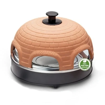 Abbildung von Emerio Standgrill Pizza Ofen, PIZZARETTE PO 115984 für 6 Personen Mini Pizza, 1200 W