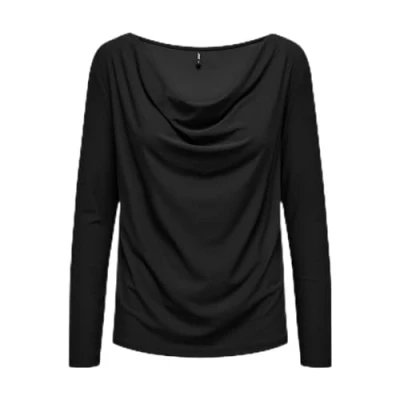 Abbildung von ONLY Langarmshirt Damen, Schwarz, S