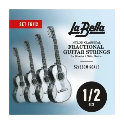 Abbildung von Labella FG112 Gitarrensaiten für Konzertgitarren, 52/53 cm 1/2