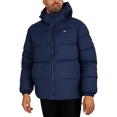 Abbildung von Tommy Jeans Essential Jacket Daunenjacke, Herren, Größe: XL, Twilight navy