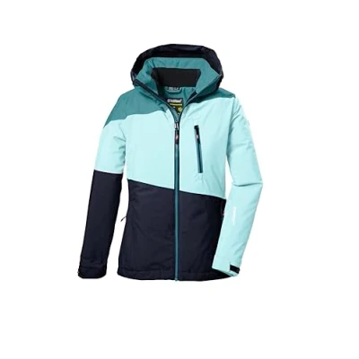 Abbildung von killtec Mädchen Skijacke/Funktionsjacke mit Kapuze und Schneefang KSW 331 GRLS SKI JCKT, mint, 128, 42091 000