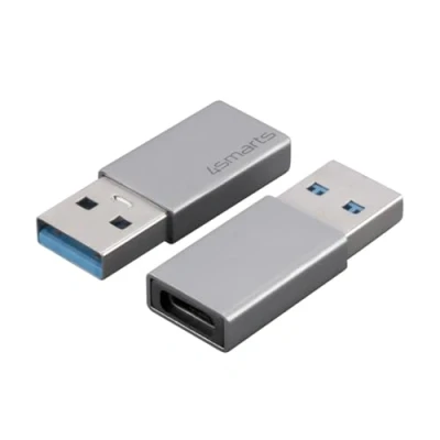 Abbildung von 4smarts Passiver Adapter USB A 3.0 auf C 2er Set Kabel, Typ A, (10 cm)