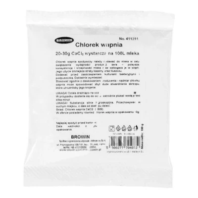 Abbildung von MultiDepot CALCIUMCHLORID 100g CaCL2 E509 für KÄSE zur KÄSEHERSTELLUNG KÄSEREI 411211