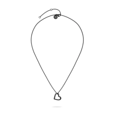 Abbildung von Liebeskind Berlin Halskette LJ 1392 N 45 IP Black Amazon Exclusive