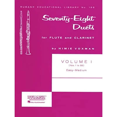 Abbildung von Hal Leonard 78 Duets for Flute and Clarinet Vol. I