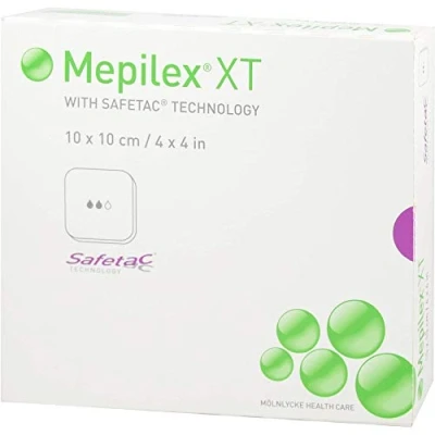 Abbildung von Mepilex XT 10x10 cm Schaumverband 5 St