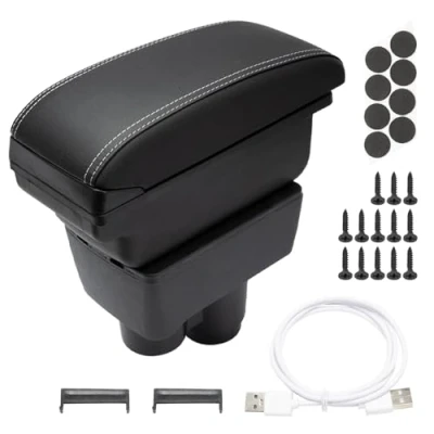 Abbildung von Attisfiera Multifunktionelle Mittelarmlehne Armlehnenkonsole für Dacia Duster II Konsole Mittelkonsole armauflage