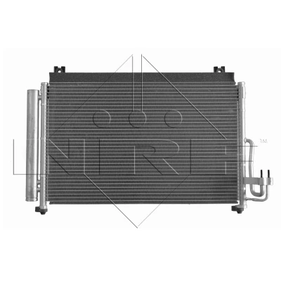 Abbildung von NRF Easy Fit 350002 Klimakondensator mit Trockner, Dichtring 14,2 9,4 Aluminium 495