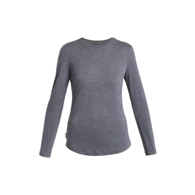 Abbildung von Icebreaker MER Coollite Sphere Langarmshirt, Damen, Größe: XS, Midnight navy hthr