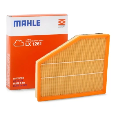 Abbildung von MAHLE ORIGINAL LX 1261 Luftfilter 47,3 273 312,6 Filtereinsatz BMW: 5 Touring, 6 Coupe, Limousine