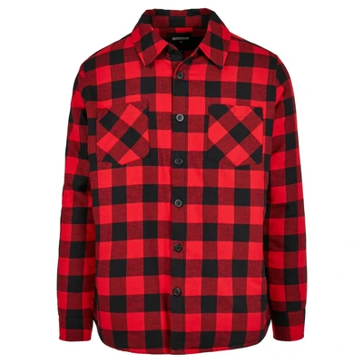 Abbildung von Urban Classics Hemd, Herren, Größe: Medium, Black/red