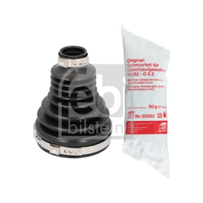 Abbildung von FEBI BILSTEIN 184433 Achsmanschette getriebeseitig, Vorderachse links, rechts, radseitig thermoplastische Polyester Elastomere