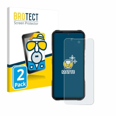 Abbildung von BROTECT Entspiegelungs Schutzfolie für Doogee V20 Pro (2 Stück) Matte Displayschutz Folie, Anti Reflex, Fingerprint