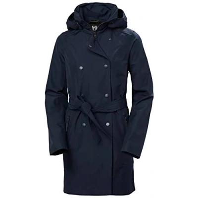 Abbildung von Helly Hansen Welsey II Trench Hardshelljacke, Damen, Größe: Large, Navy