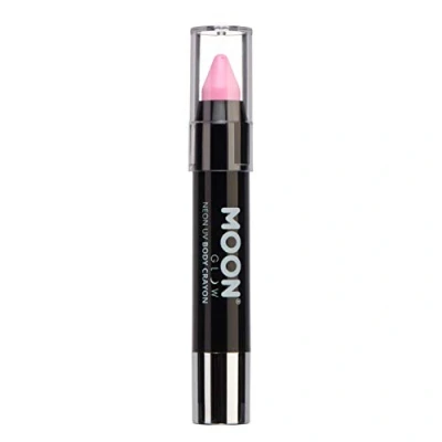 Abbildung von Moon Glow, Neon UV Lackstift Körperkreide für Gesicht und Körper (Pastellrosa, 1 Stück)