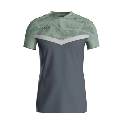 Abbildung von JAKO Herren Iconic Poloshirt, Anthra Light/Mintgrün/Soft Grey, 4XL EU