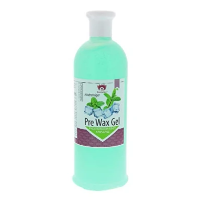 Abbildung von Kosmetex Pre Wax Minze Hautreiniger Gel Peppermint zur Waxing Zuckern Vorbereitung, 500ml