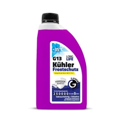 Abbildung von Gamix Hochwertige Autochemikalien Kühlerfrostschutz G13 Kühlflüssigkeit 5 Jahre bis 35C Gebrauchsfertig Kühlmittel Auto 1L (1L)