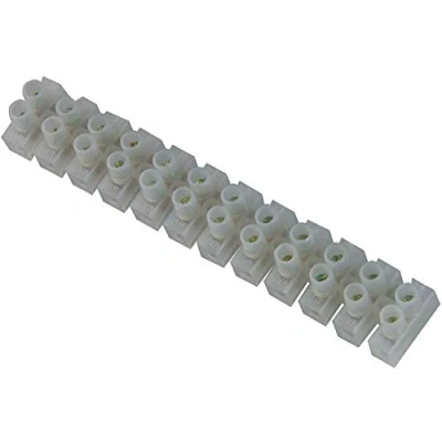 Abbildung von UNITEC Lüsterklemme 10 Stück 12 polig bis 380 Volt einsetzbar 1,5 2,5 mm² transparent