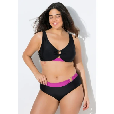Abbildung von Ulla Popken SET Bikini, Damen, Größe: 56, Black